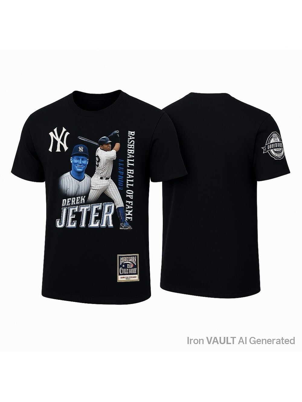 Derek Jeter HOF 2020 Induction Shirt Mitchell & Ness Small New York Yankees